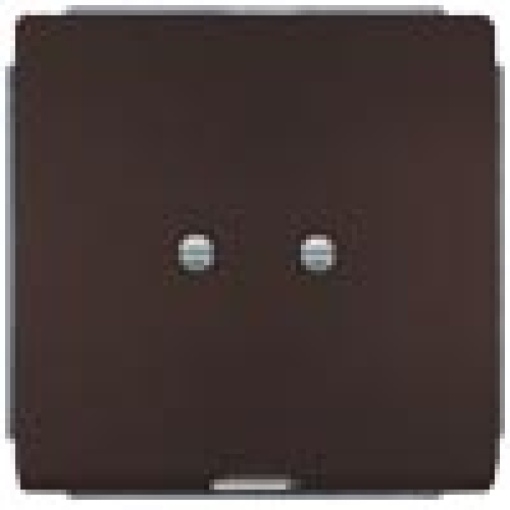 DELTA style outlet plate chocolate
