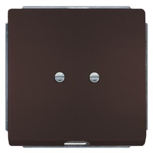 DELTA style outlet plate chocolate