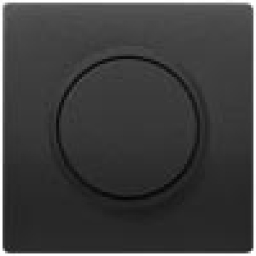 DELTA style cover plate for dimmer with rotary knob anthracite