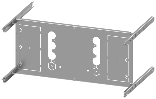 SIVACON S4 mounting panel 3VA23 400 A 4pole fixedmounted H 250 mm W 