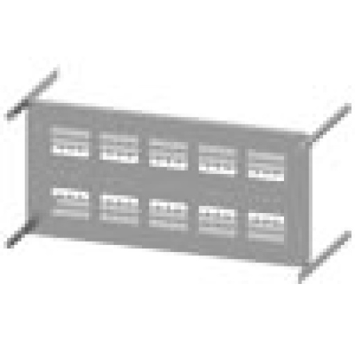 SIVACON S4 mounting panel 3VA10 100A 4pole fixedmounted plugin socke