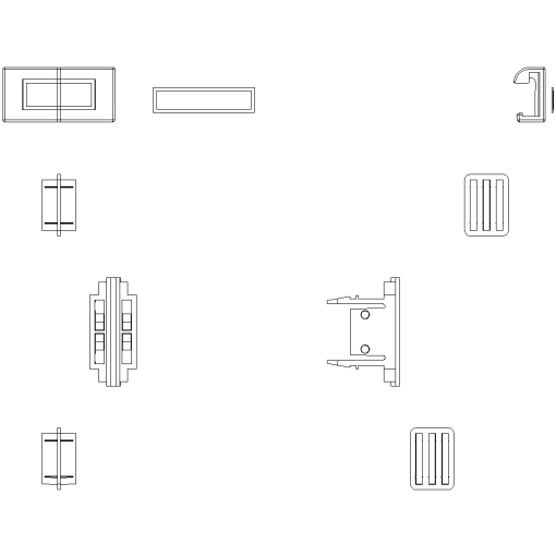 Assembly kit for mechanical connection of 1pole and 3pole 3NP1