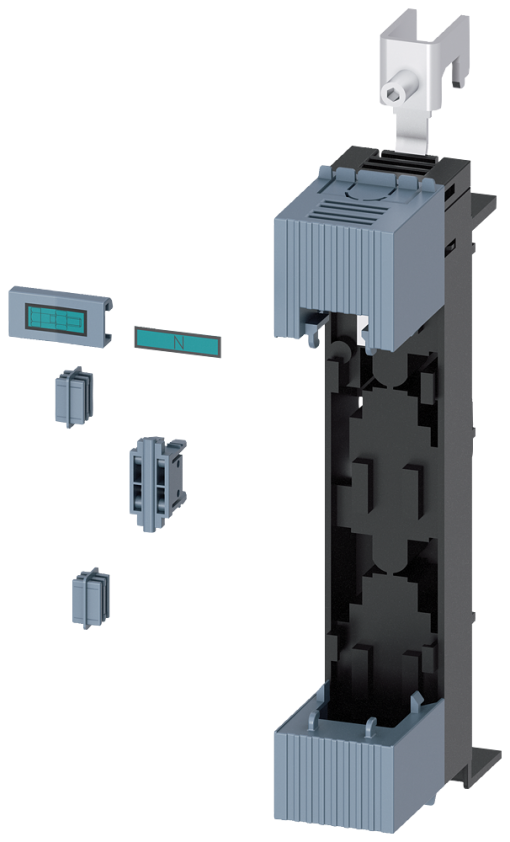 Assembly kit to create 4pole 3NP1 for mounting on 60 mm busbar