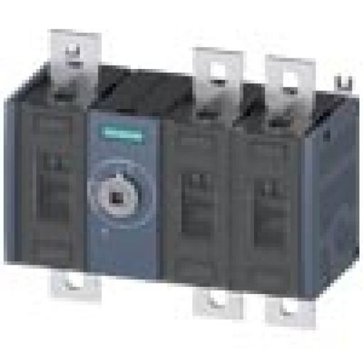 Switch disconnector 500 A size 3 3pole front operating mechanism center