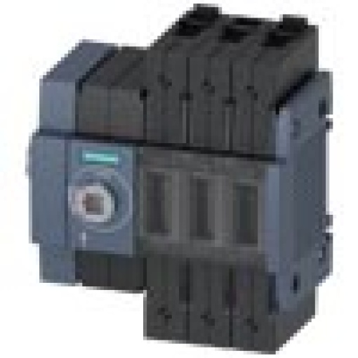 Switch disconnector 80 A size 1 3pole lateral operating mechanism on left
