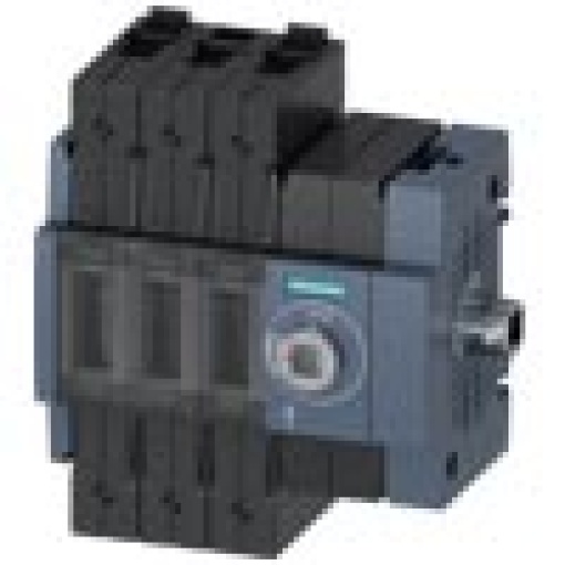 Switch disconnector 80 A size 1 3pole lateral operating mechanism on righ