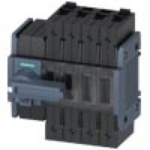 Switch disconnector 80 A size 1 4pole front operating mechanism on left 