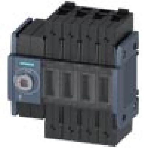 Switch disconnector 80 A size 1 4pole front operating mechanism on left 