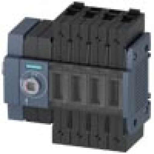 Switch disconnector 80 A size 1 4pole lateral operating mechanism on left