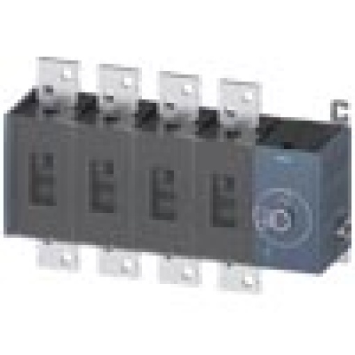 Switch disconnector 2000 A size 5 4pole lateral operating mechanism on ri