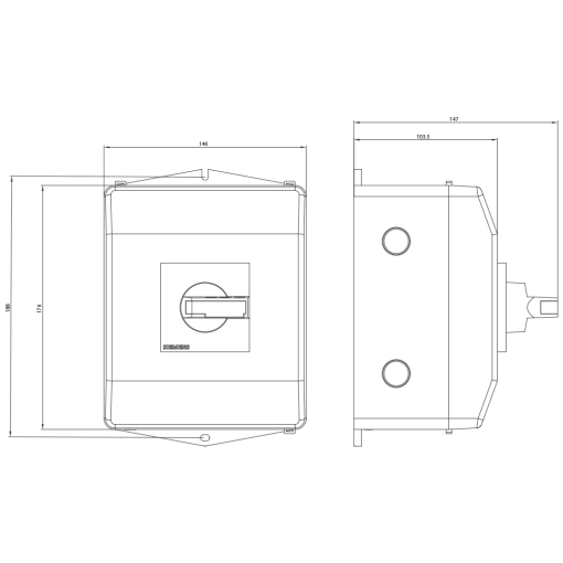 SENTRON switch disconnector 3LD in enclosure Maintenance and repair switch
