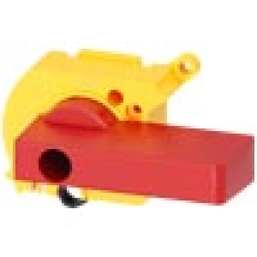 Supplementary handle for door mounted rotary operator redyellow  up to 150
