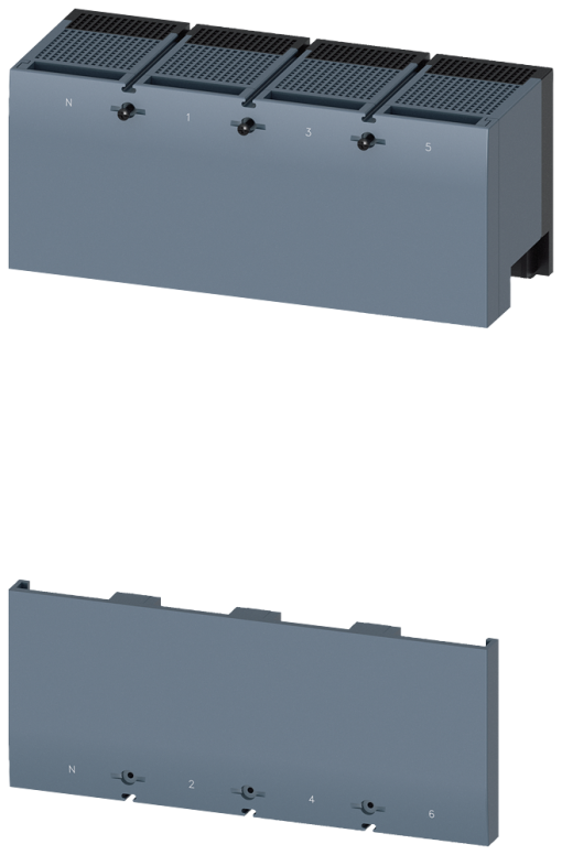 terminal cover extended 4pole 1unit accessory for 3VA55 3VA65