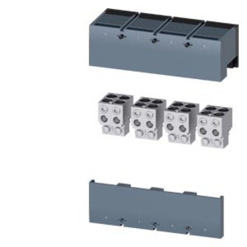 circular conduc terminal TC43 4 x 40500 kcmil Cu with auxiliary conductor