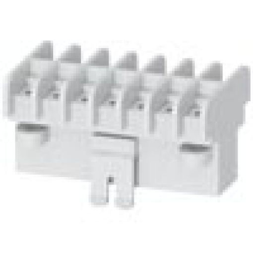 Manual connector for secondary disconnect terminal AUX for ring lugs