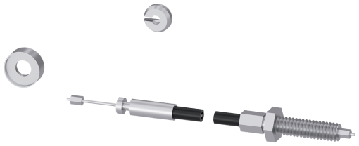 Bowden cable 2000 mm for mutual mechanical interlocking