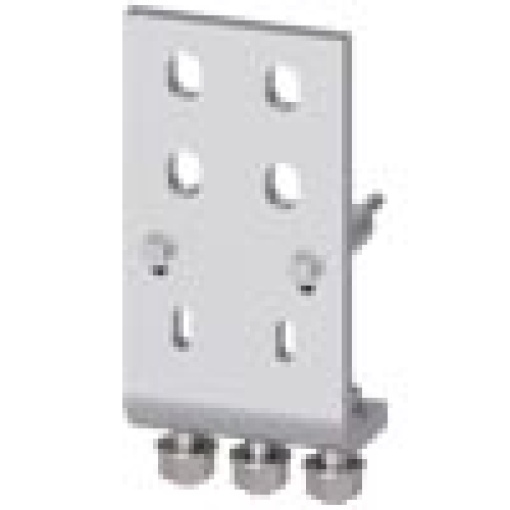 Front connection DIN 43673 double hole bottom 1 unit for size 2