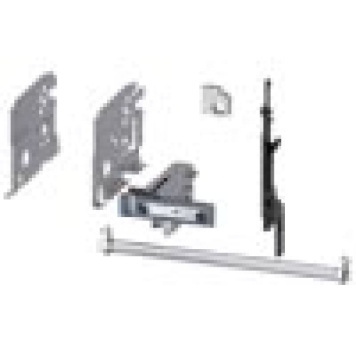 Conversion kit for converting fixedmounted circuit breakers into withdrawabl