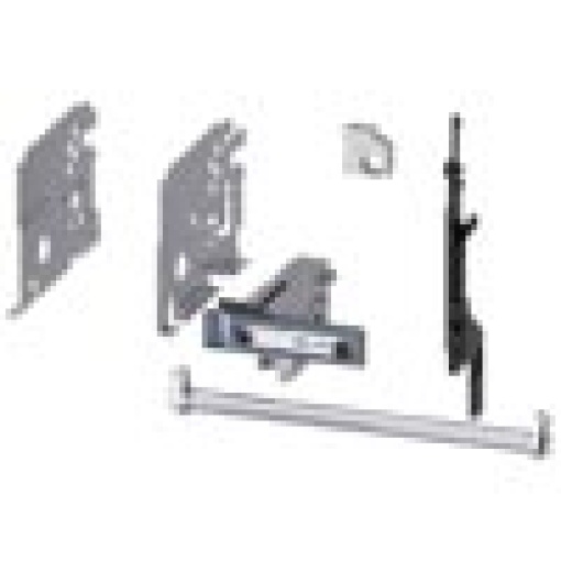 Conversion kit for converting fixedmounted circuit breakers into withdrawabl