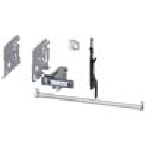 Conversion kit for converting fixedmounted circuit breakers into withdrawabl