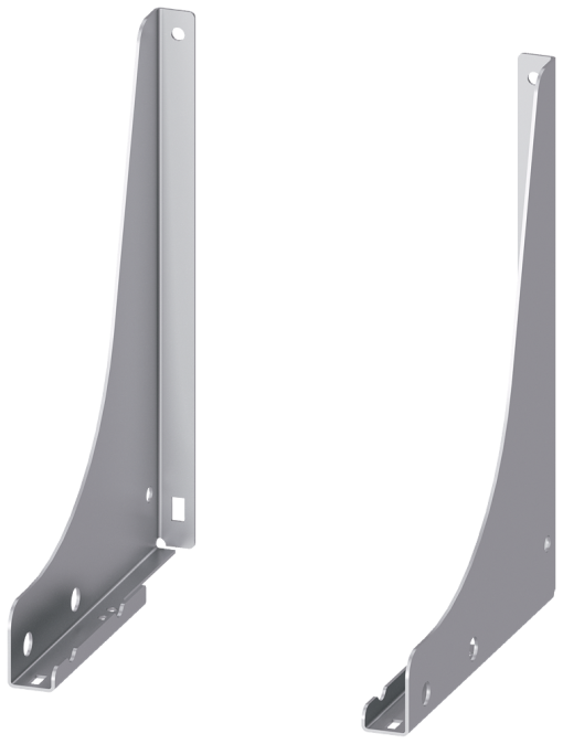 Support bracket for vertical mounting of a fixedmounted circuit breaker