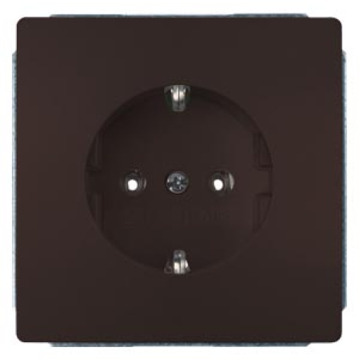 DELTA style SCHUKO socket outlet chocolate