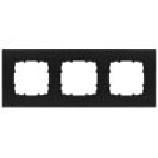 DELTA miro plastic soft black frame triple