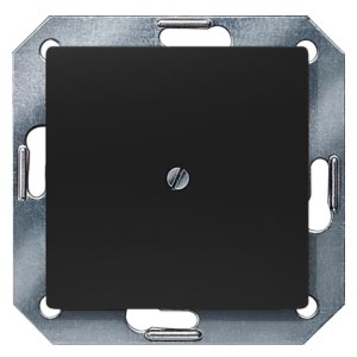 DELTA isystem soft black blanking plate 55x 55 mm
