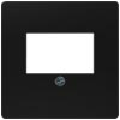 DELTA isystem cover plate for TAEloudspeaker connection socket soft black