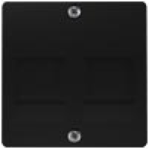 DELTA isystem cover plate for modular jack support plate with labeling field