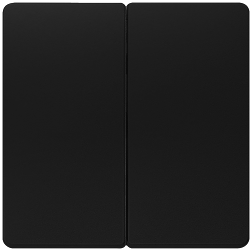 DELTA isystem rocker double neutral for twocircuit switch soft black