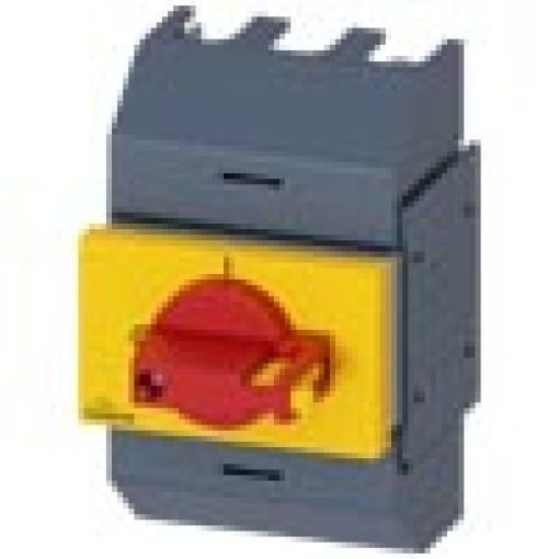 Switch disconnector 63 A size 01 3pole front operating mechanism center