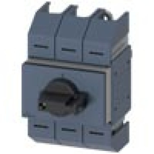 Switch disconnector 80 A size 02 3pole front operating mechanism center