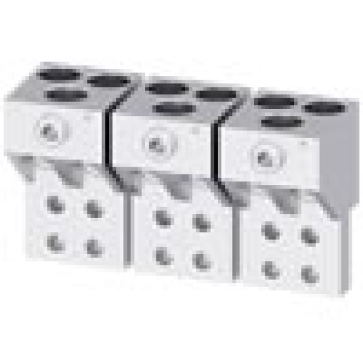 Circular conductor terminal for 3 cables 3 units accessory for plugin unit