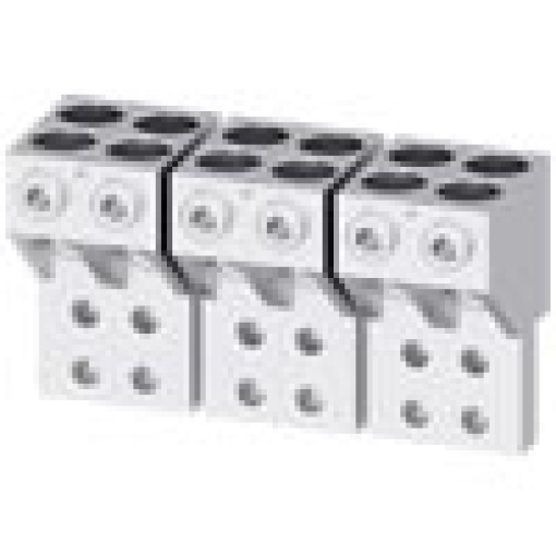 Circular conductor terminal for 4 cables 3 units accessory for plugin unit