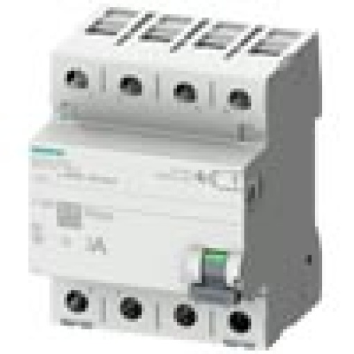 RCCB 4pole type A In 25 A 30 mA 6mA DC Un AC 400 V