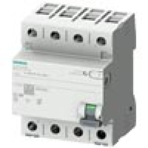 RCCB 4pole type F In 63 A 30 mA 6mA DC Un AC 400 V