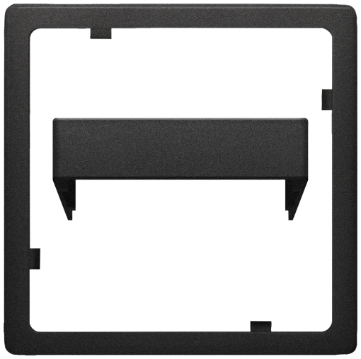 Isystem Motion detector adapter frame carbon metallic