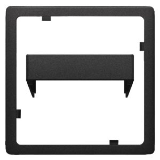 Isystem Motion detector adapter frame carbon metallic