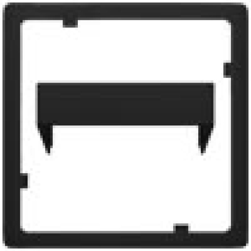 Isystem Motion detector adapter frame matt black