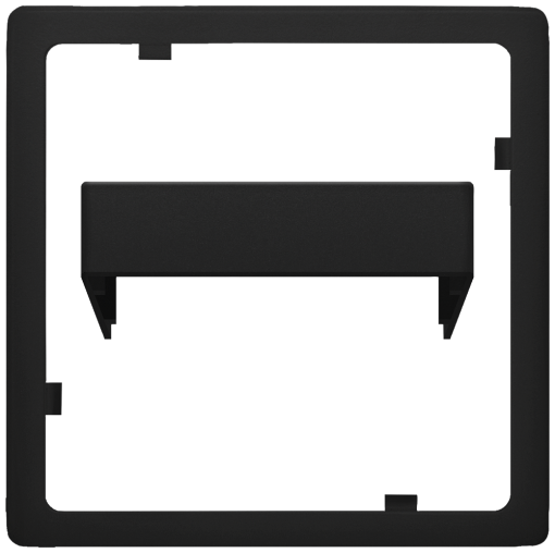 Isystem Motion detector adapter frame matt black
