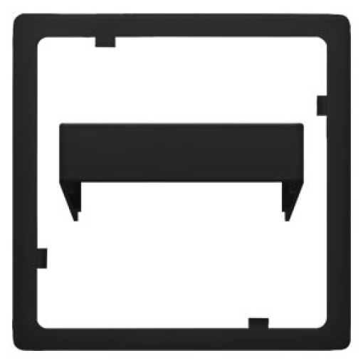 Isystem Motion detector adapter frame matt black