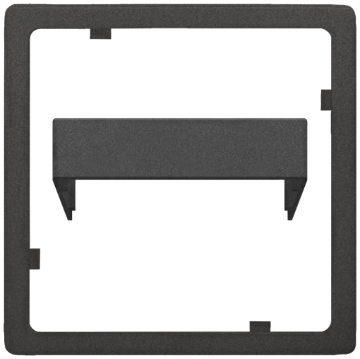 Delta style Motion detector adapter frame anthracite