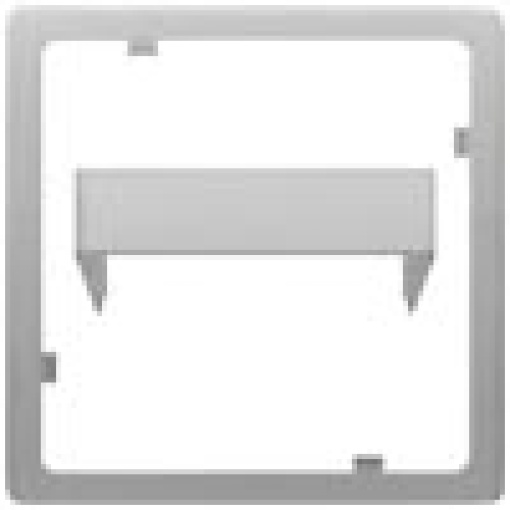 Delta style Motion detector adapter frame platinum metallic
