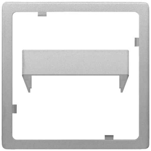 Delta style Motion detector adapter frame platinum metallic