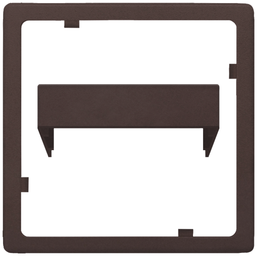 Delta style Motion detector adapter frame chocolate