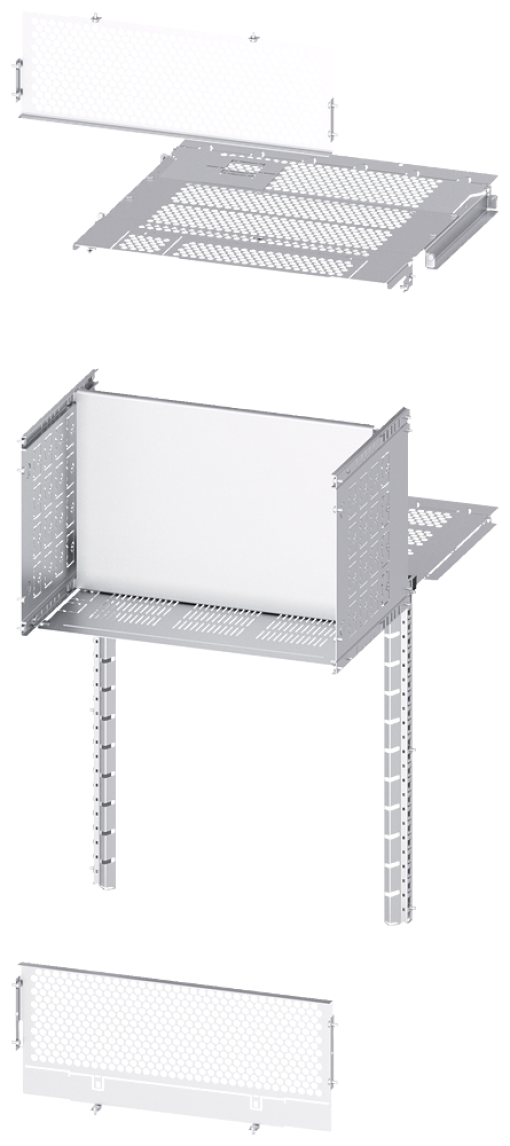 SIVACON S4 separation rear 1 x ACB main busbar single W 600 mm D 80010