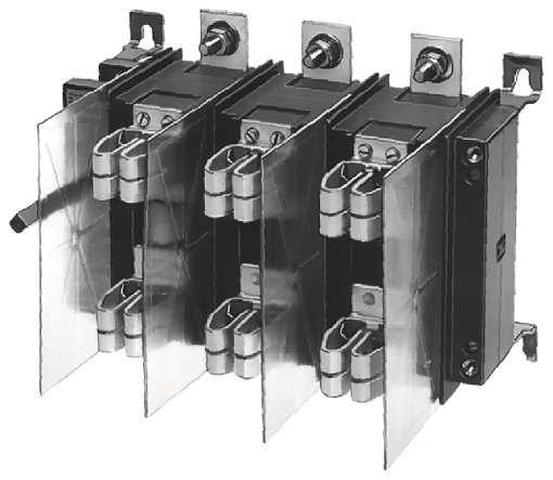 Switch disconnector with fuse I630 A U690 V 3pole Basic version without