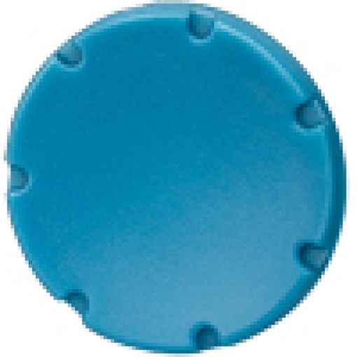 Button blue flat for pushbutton