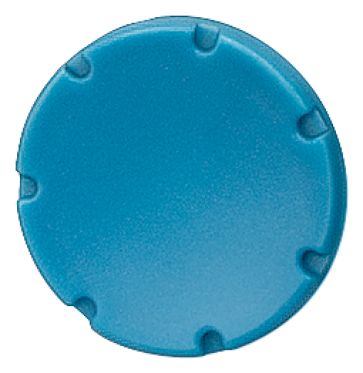 Button blue flat for pushbutton
